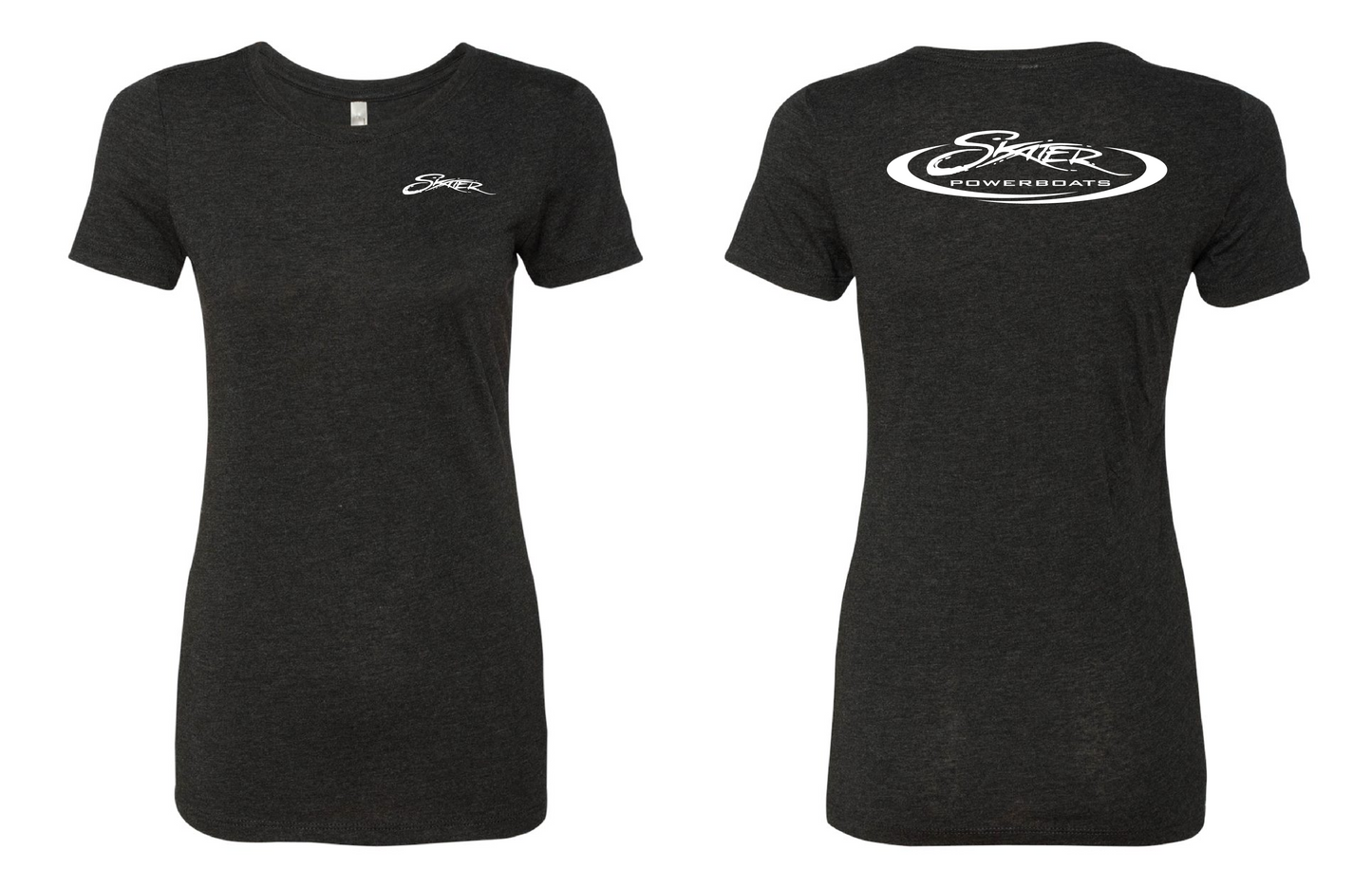 Black Heather Women's Triblend Crew