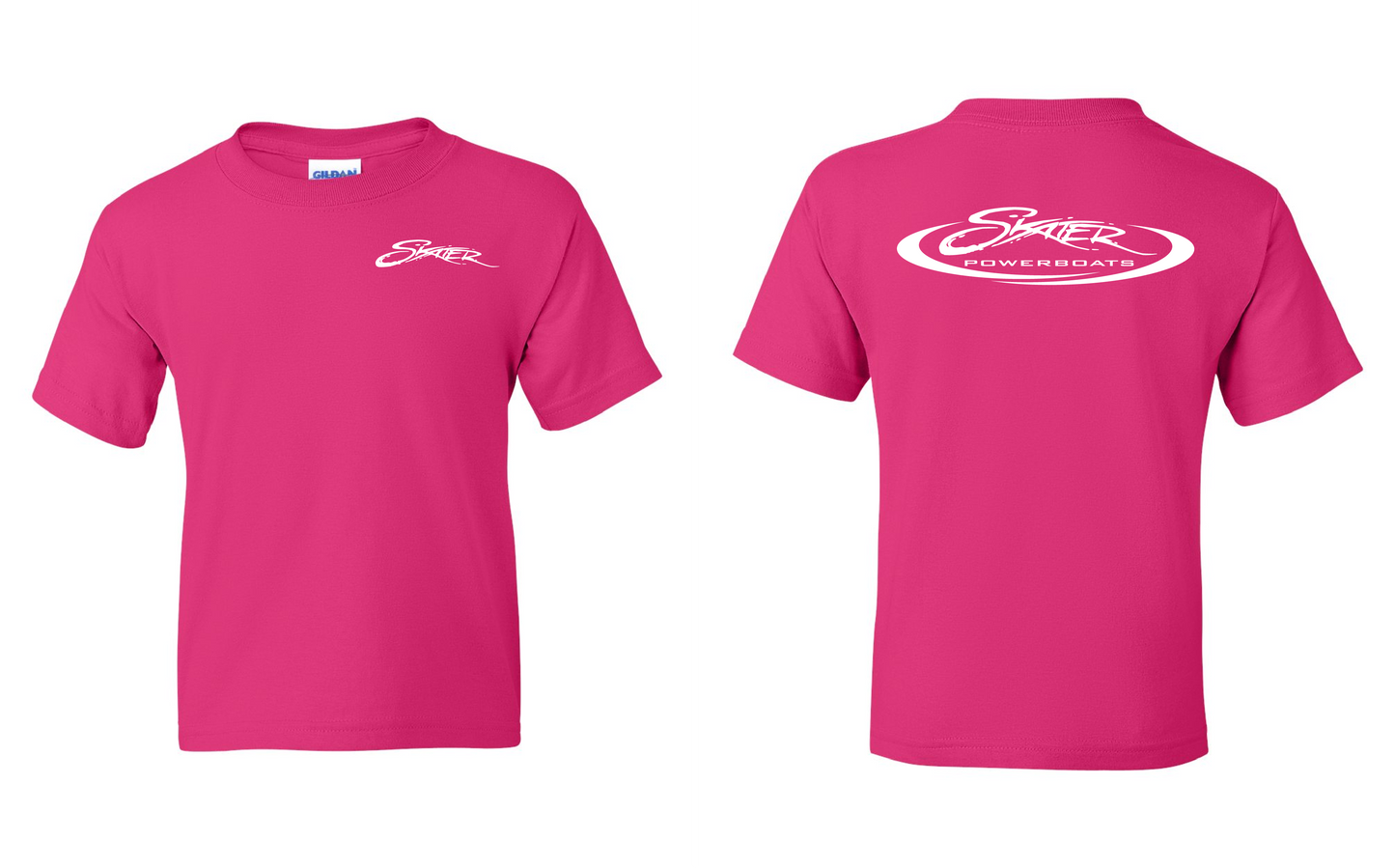 Hot Pink Youth Short Sleeve T-Shirt