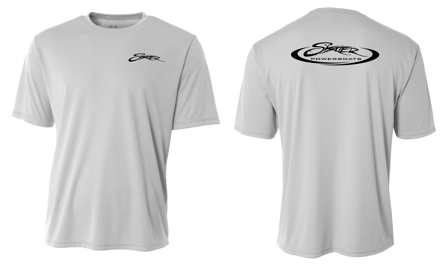 Silver A4 100% Polyester UPF T-Shirt