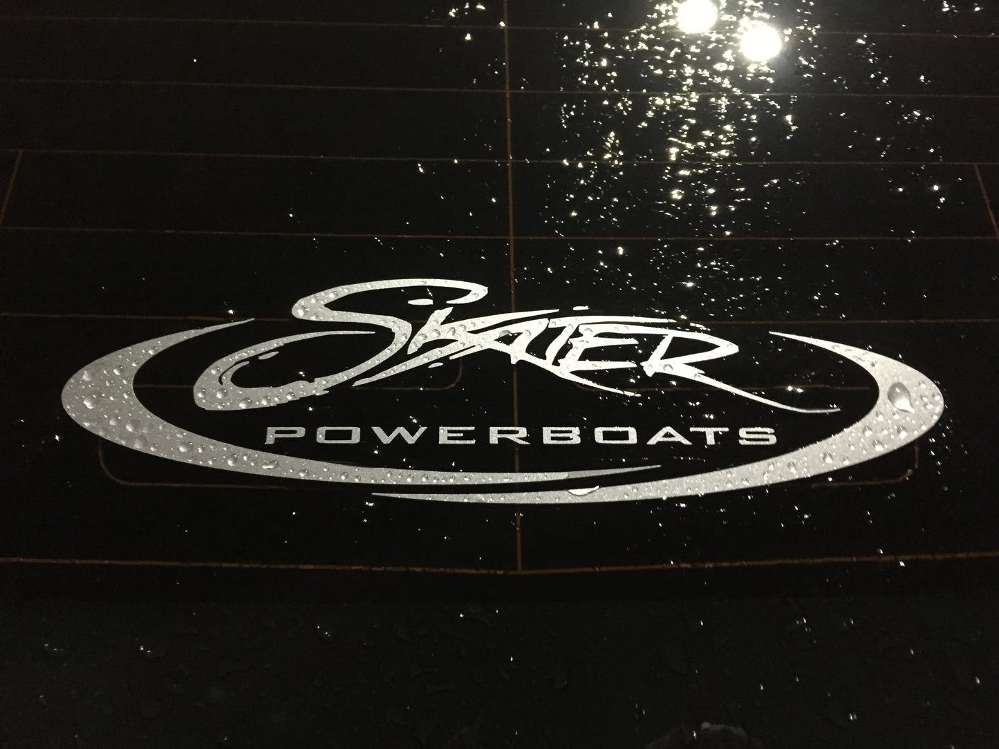 12" Skater Powerboats Window Decal