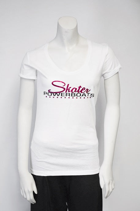 Scoopneck Glitter Tee