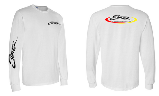 White DryBlend Longsleeve T-Shirt