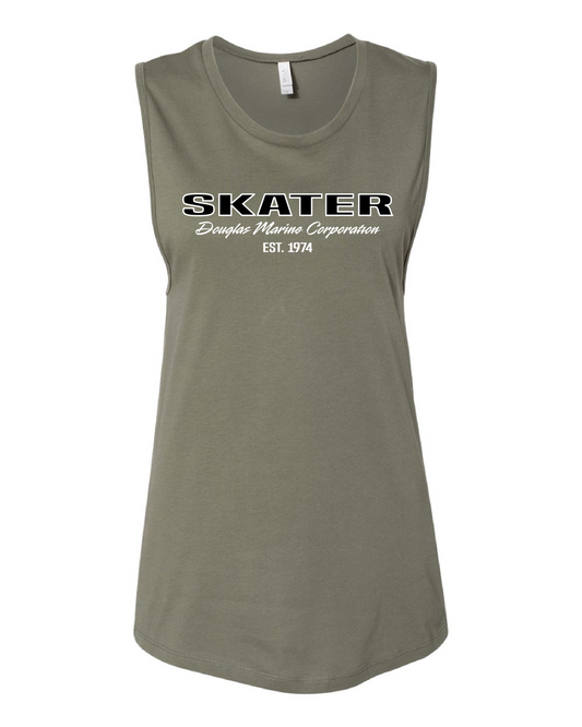 Military Green Jersey Muscle Tank