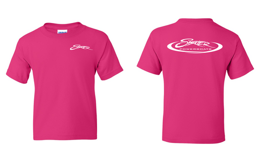 Hot Pink Youth Short Sleeve T-Shirt