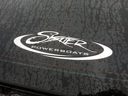 Skater Powerboats Window Sticker