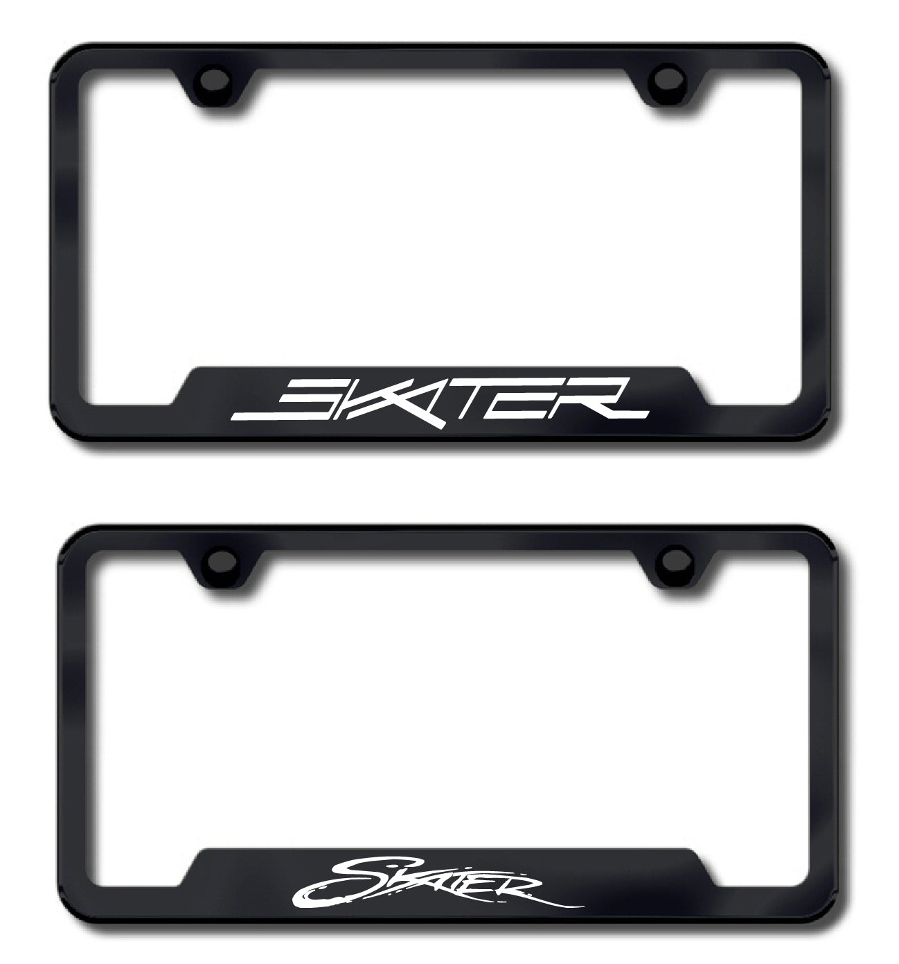 Laser Engraved License Plate Frames
