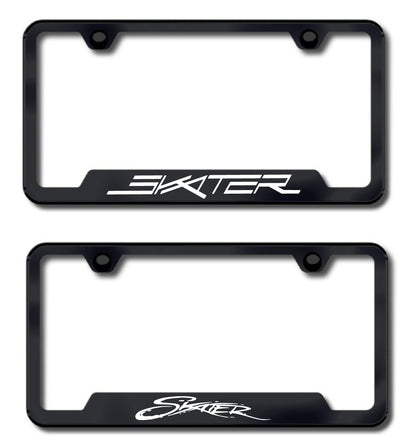 Laser Engraved License Plate Frames