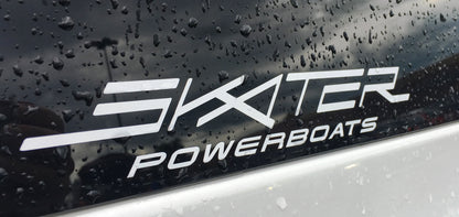 Skater Powerboats Window Sticker