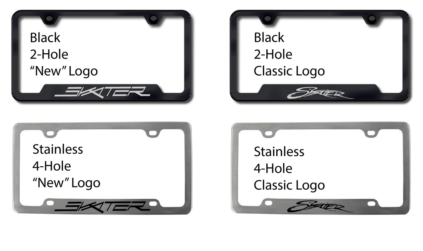 Laser Engraved License Plate Frames