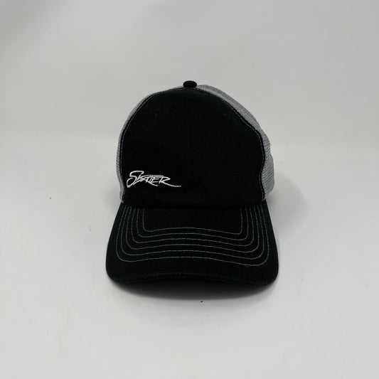 Contrast Stitch Mesh Cap