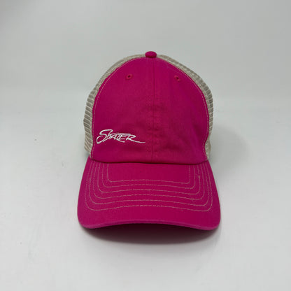 Contrast Stitch Mesh Cap